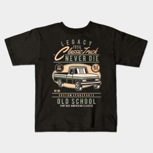 Classic Truck never die Kids T-Shirt